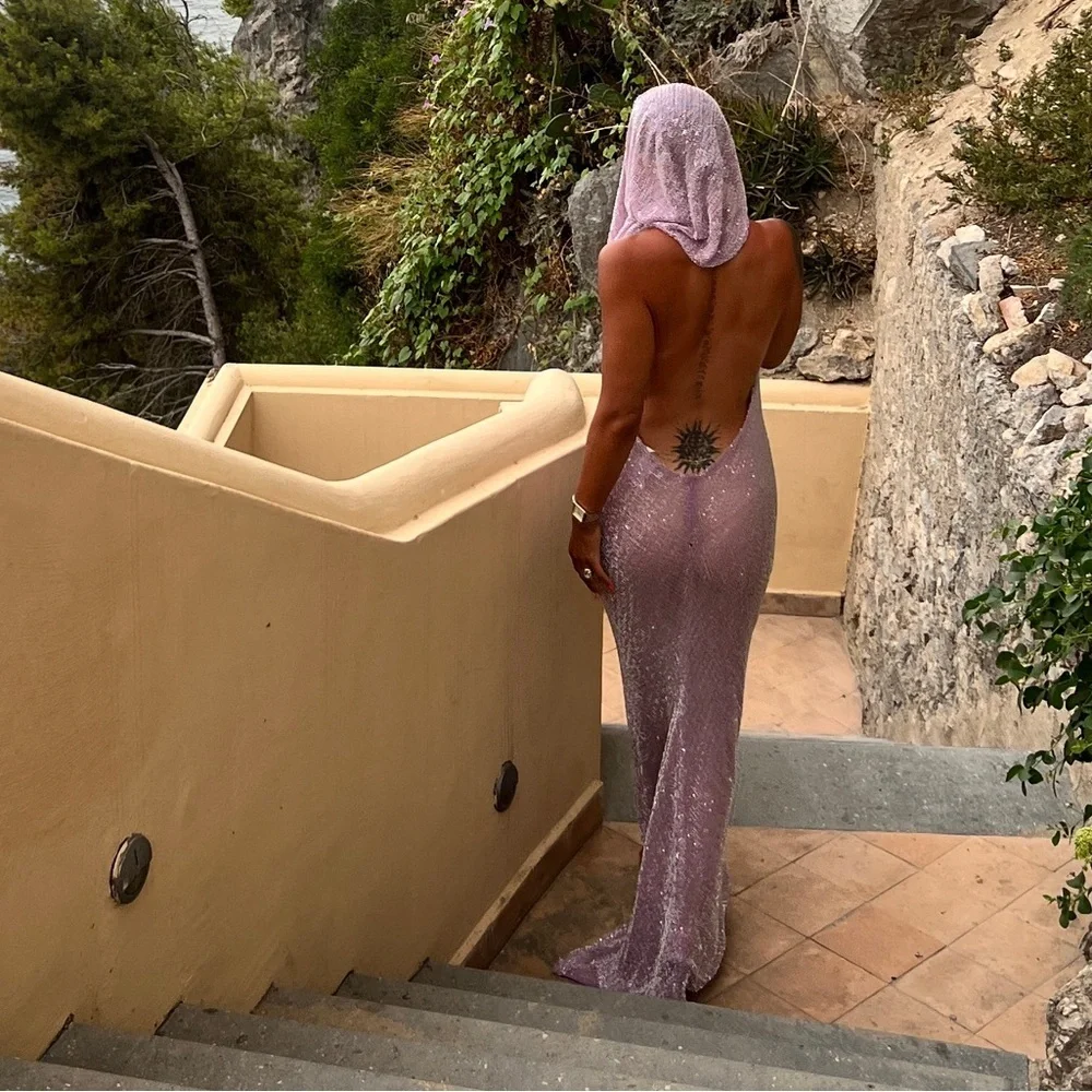 BRONX AND BANCO AMALIA LILAC GOWN - Picture 8 of 16